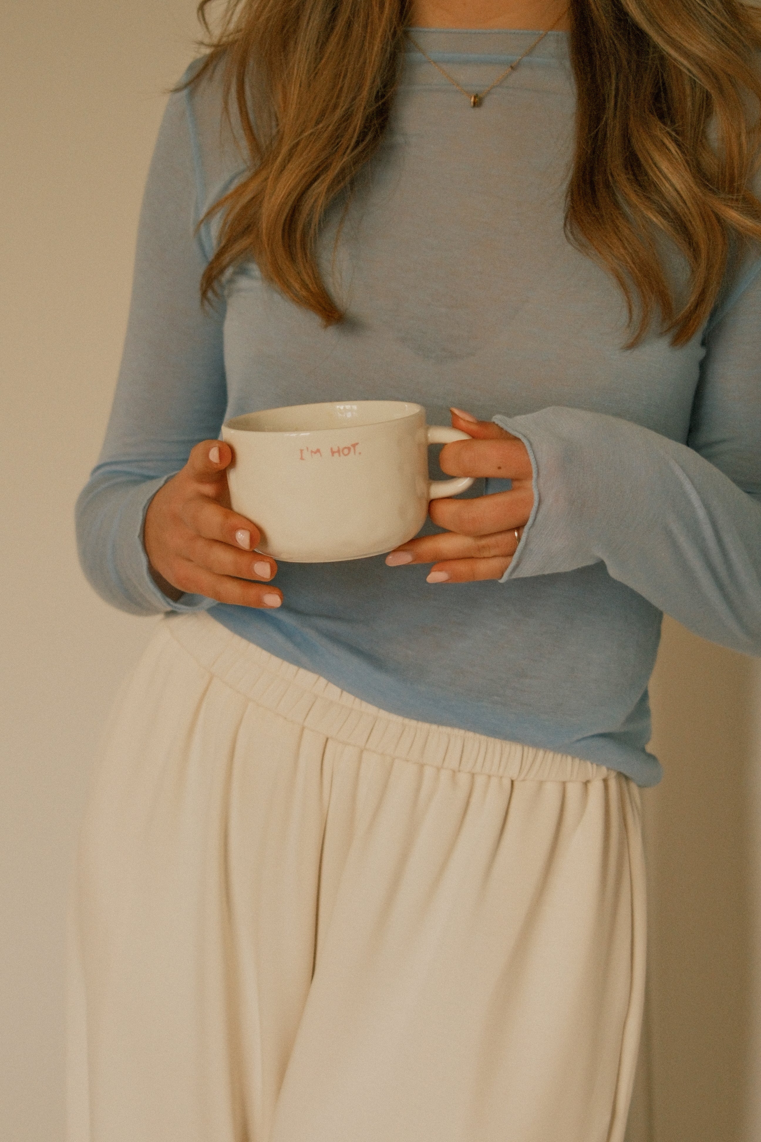 THE CASSIE TOP BABY BLUE