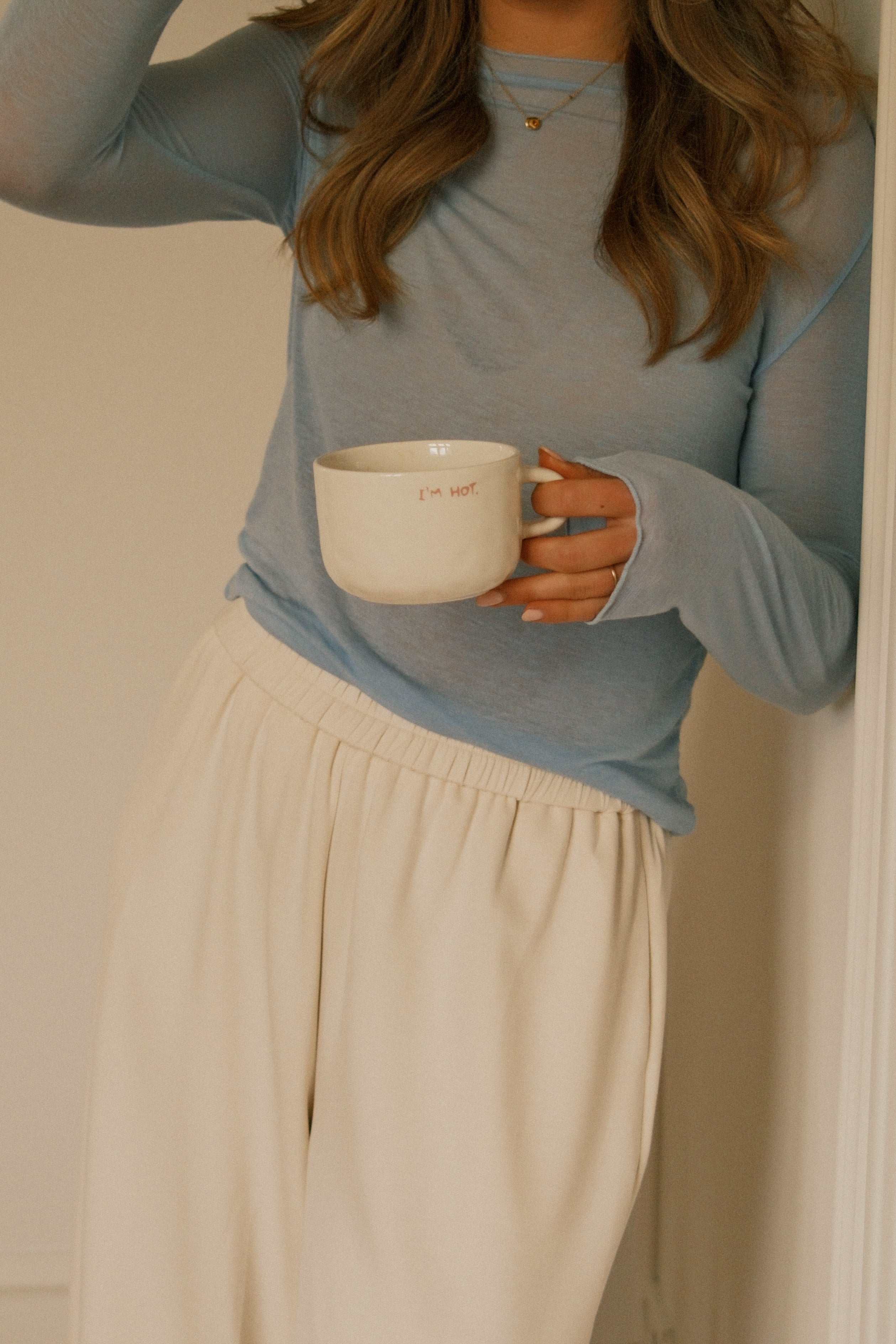 THE CASSIE TOP BABY BLUE