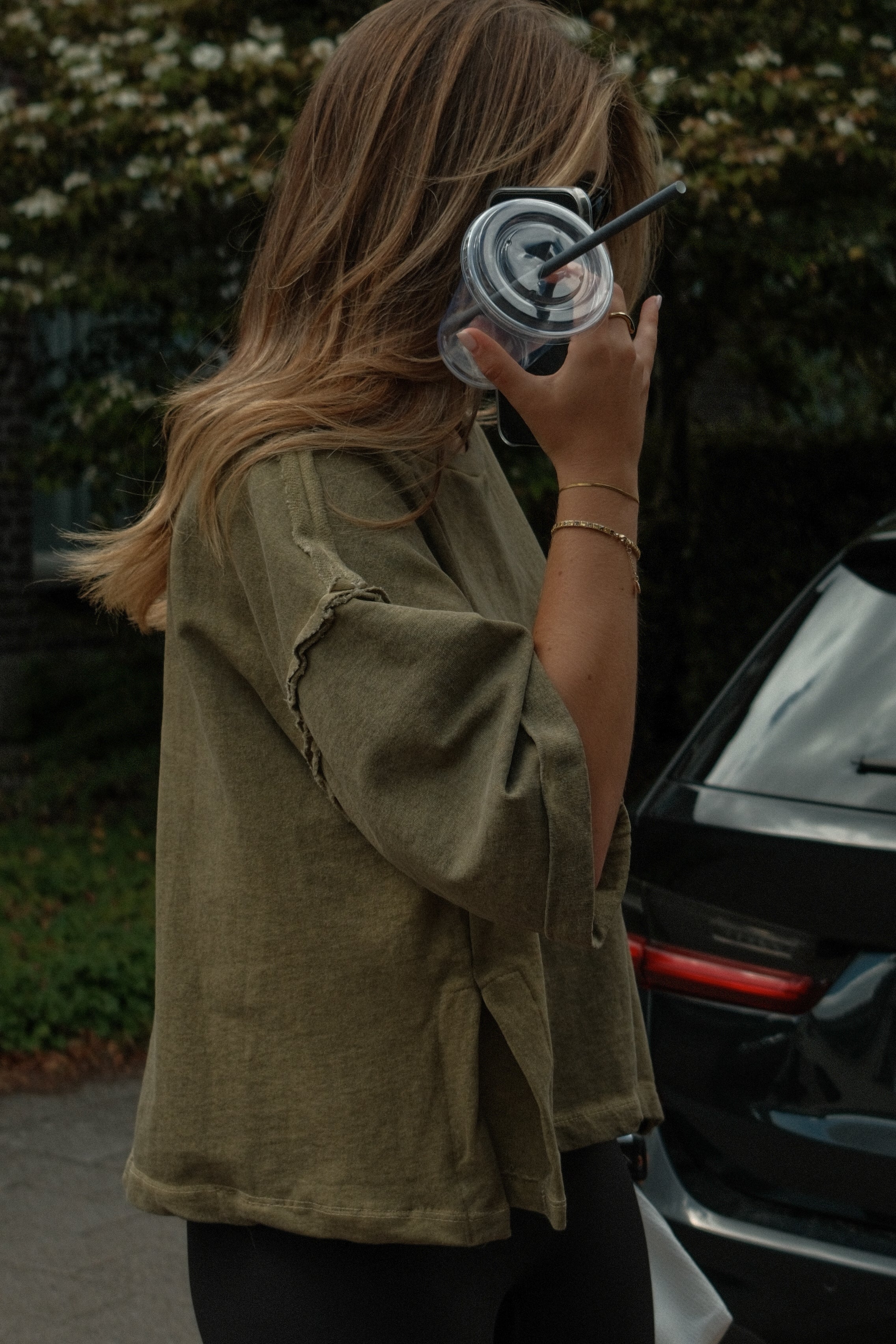 VINTAGE WASHED TEE OLIVE GREEN