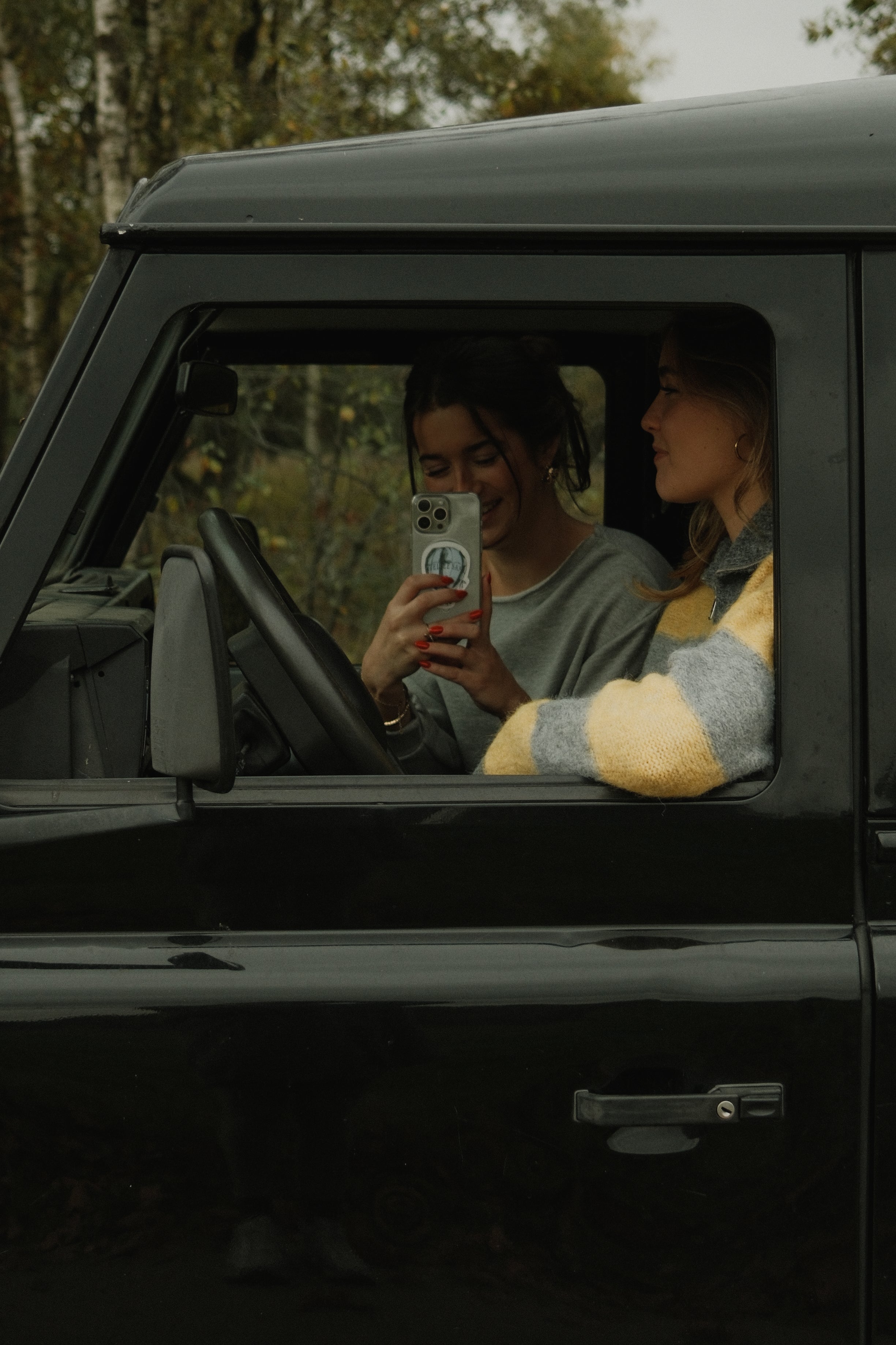 BOLD STRIPE ZIP KNIT YELLOW/GREY