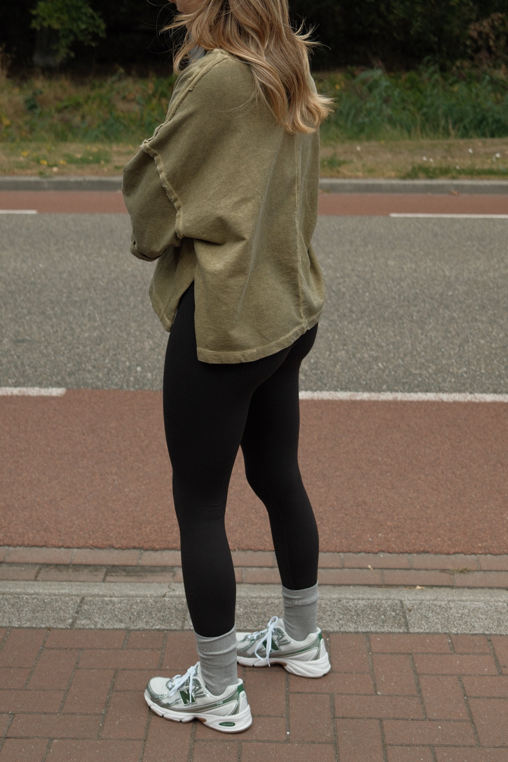 VINTAGE WASHED TEE OLIVE GREEN