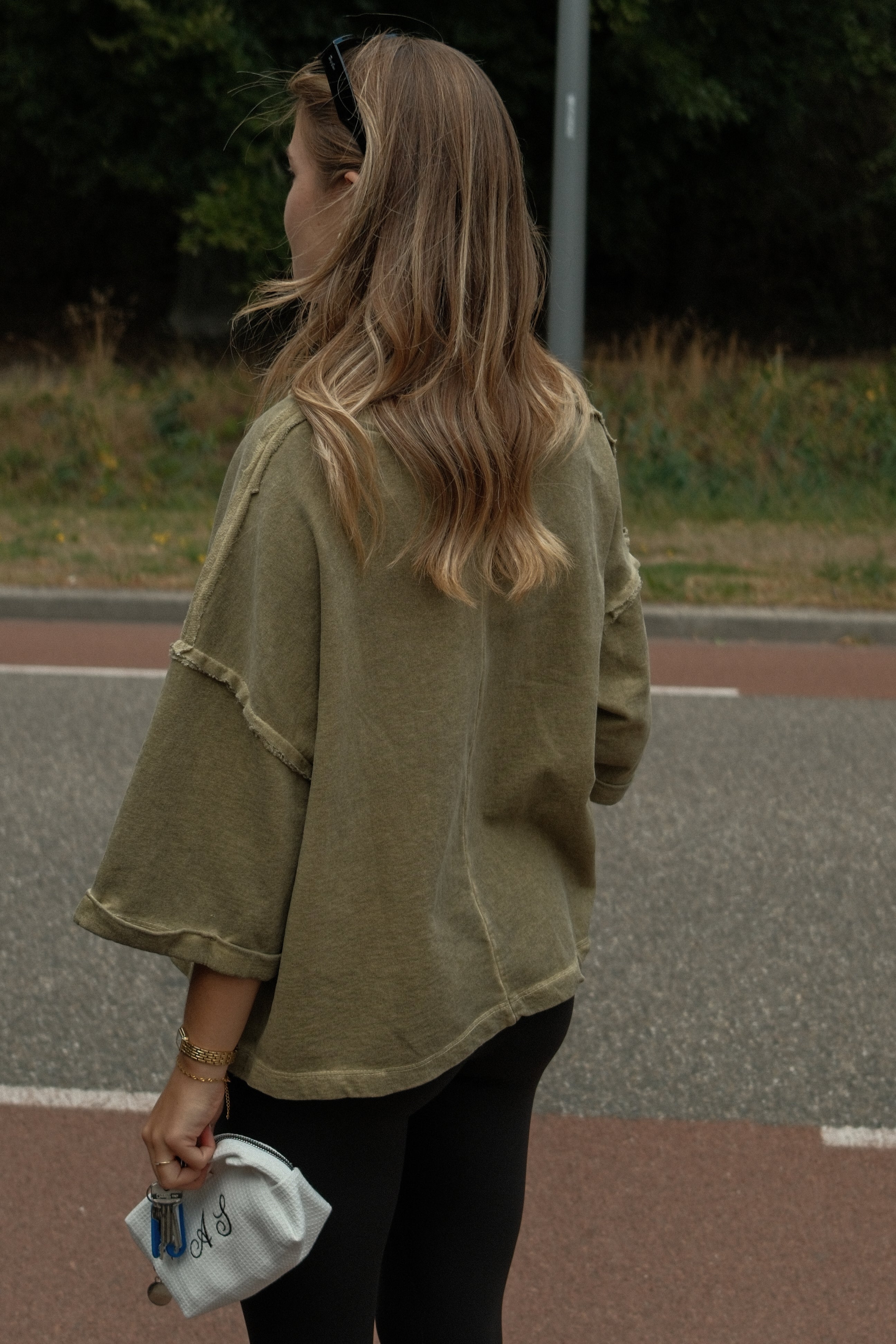VINTAGE WASHED TEE OLIVE GREEN