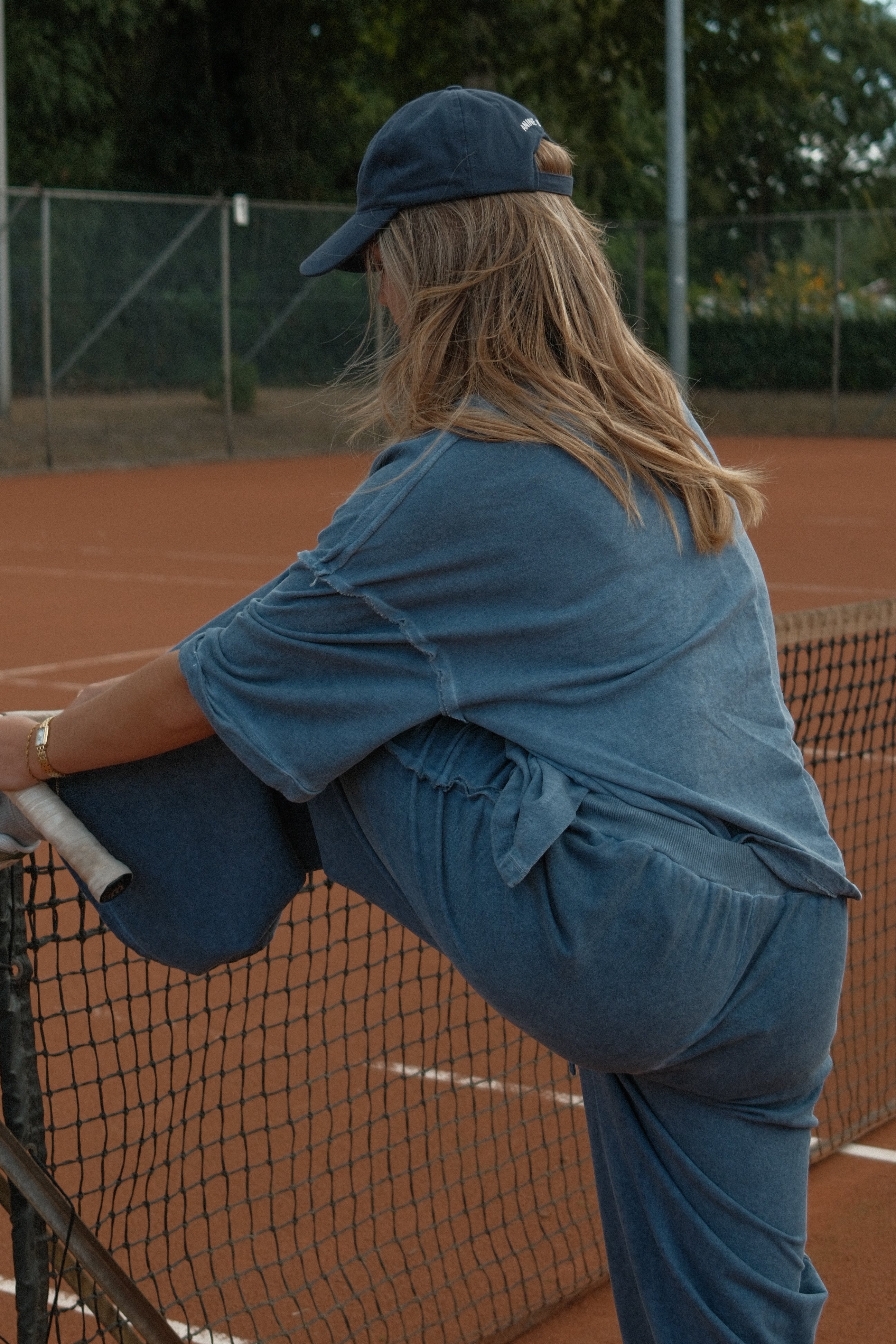 VINTAGE WASHED PANTS BLUE (SET)