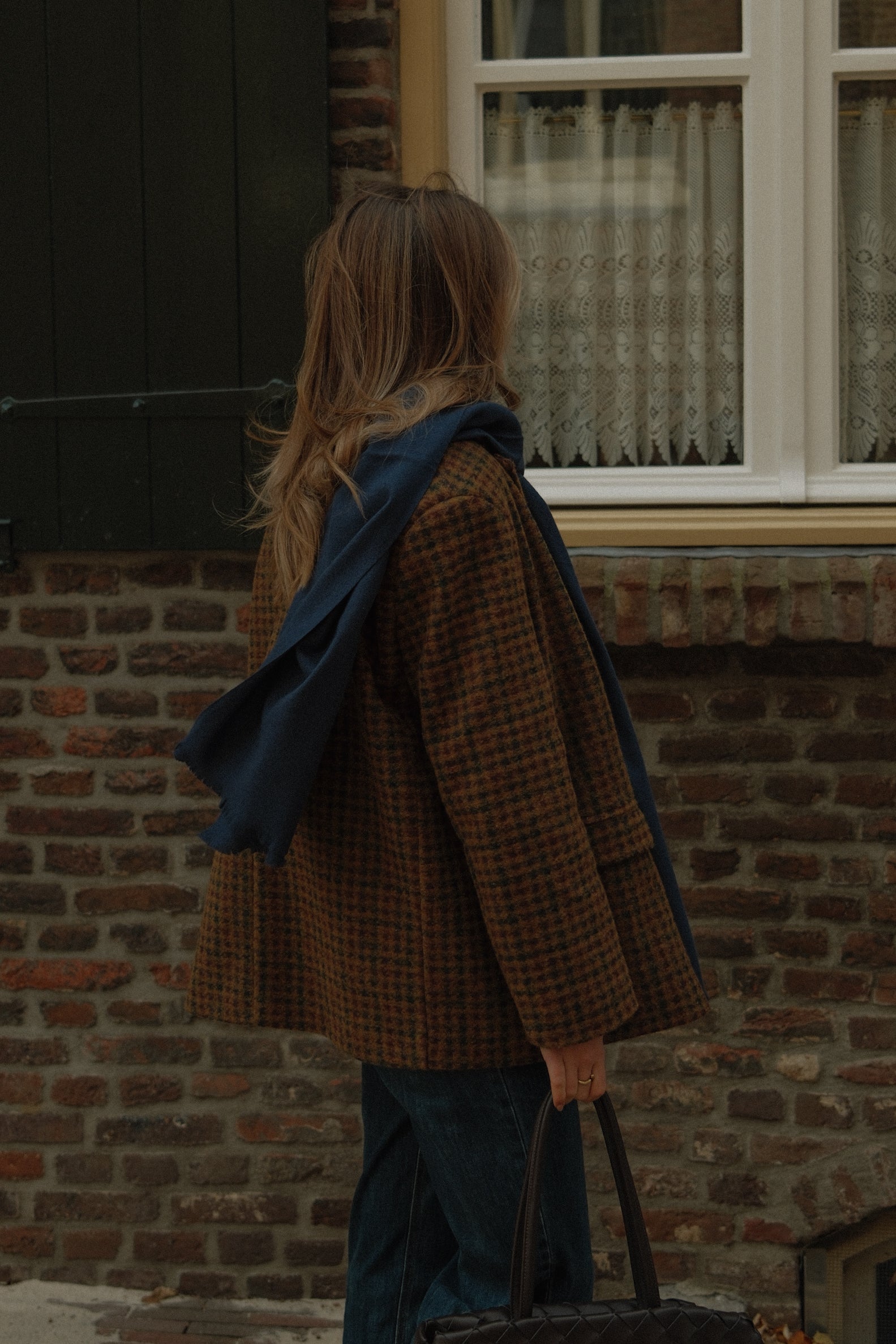 OVERSIZED CHECKED WOOLMIX BLAZER