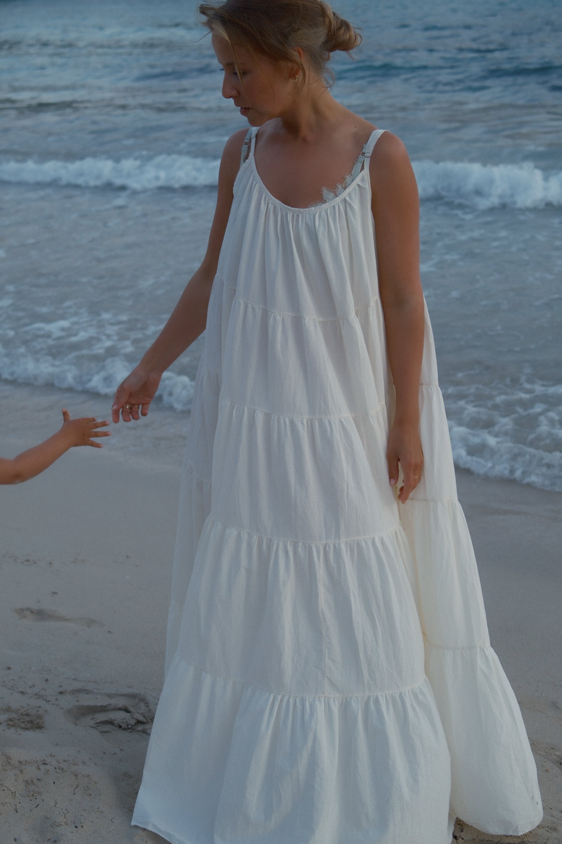 DONNA MAXI DRESS ECRU