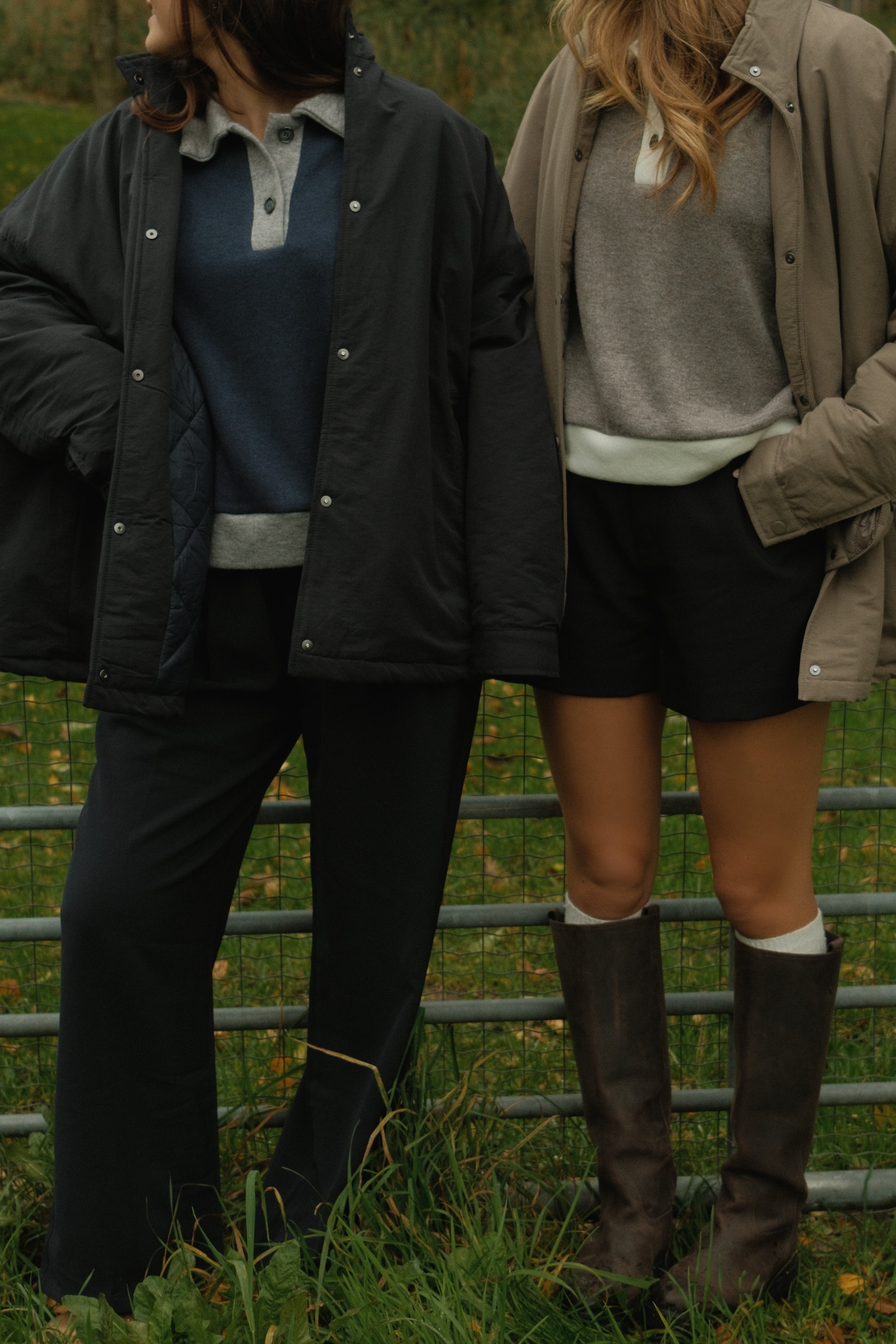 THE HARRIS PUFFER COAT NAVY