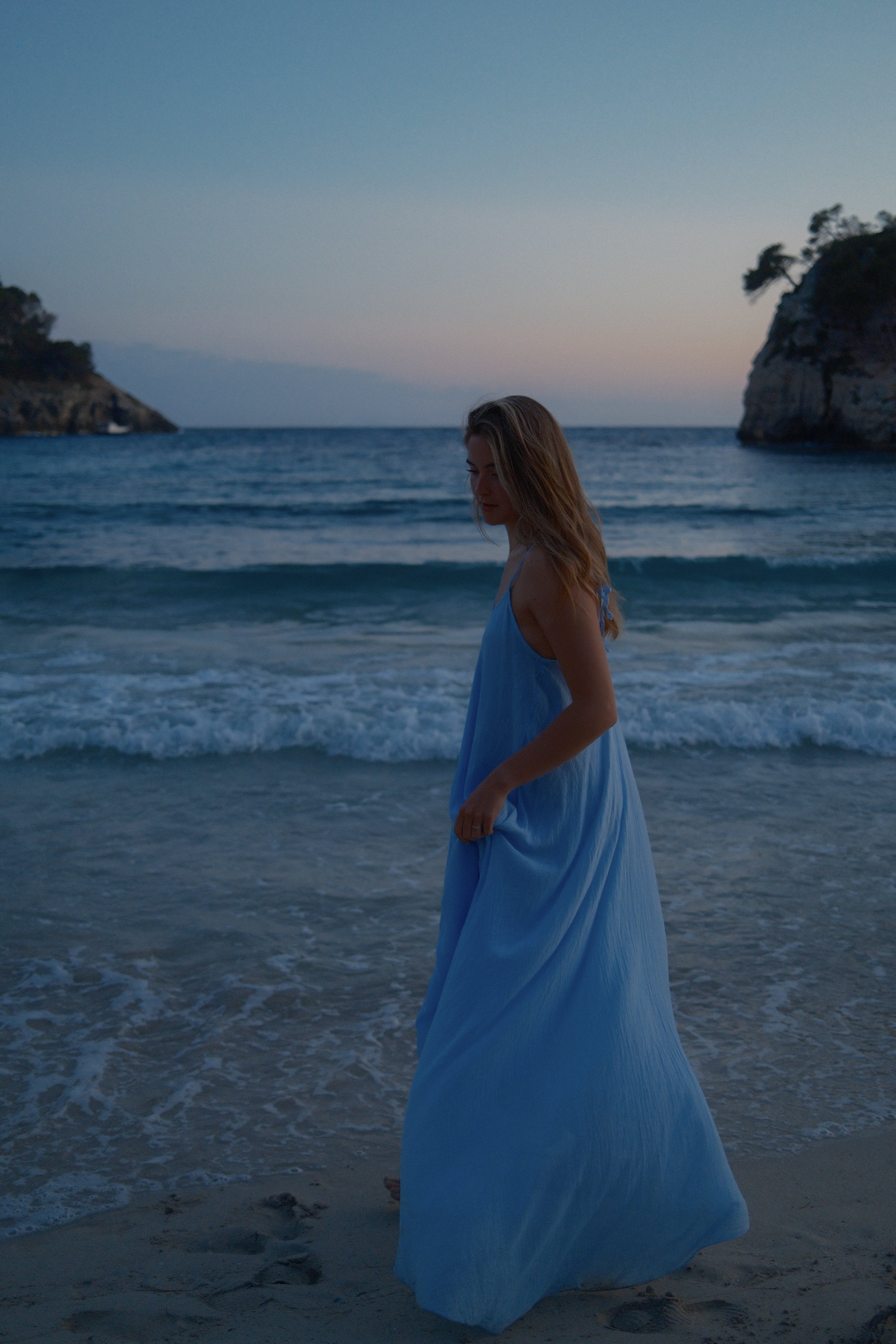 HOLLY MAXI DRESS SKYBLUE