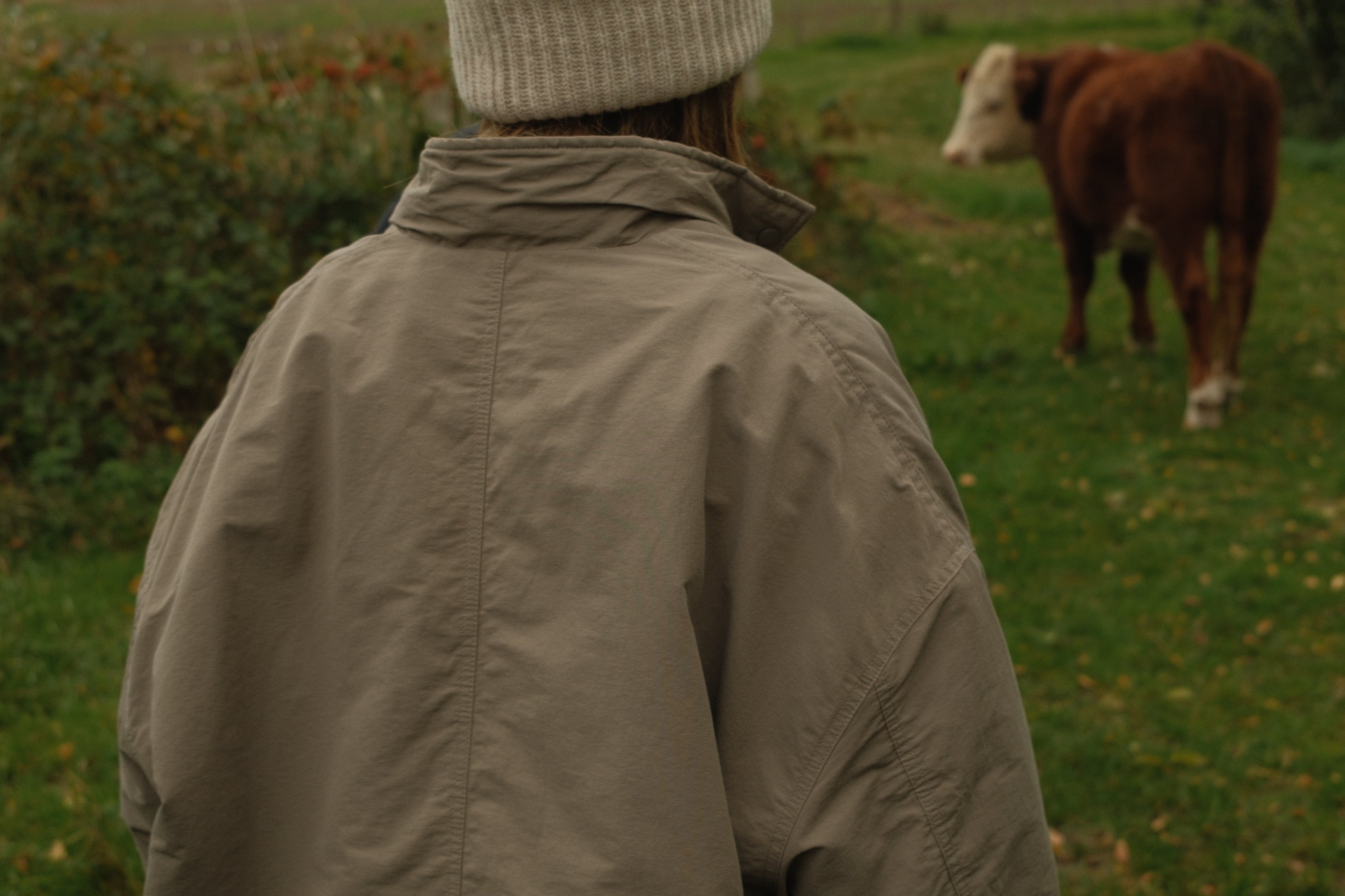 THE HARRIS PUFFER COAT TAUPE