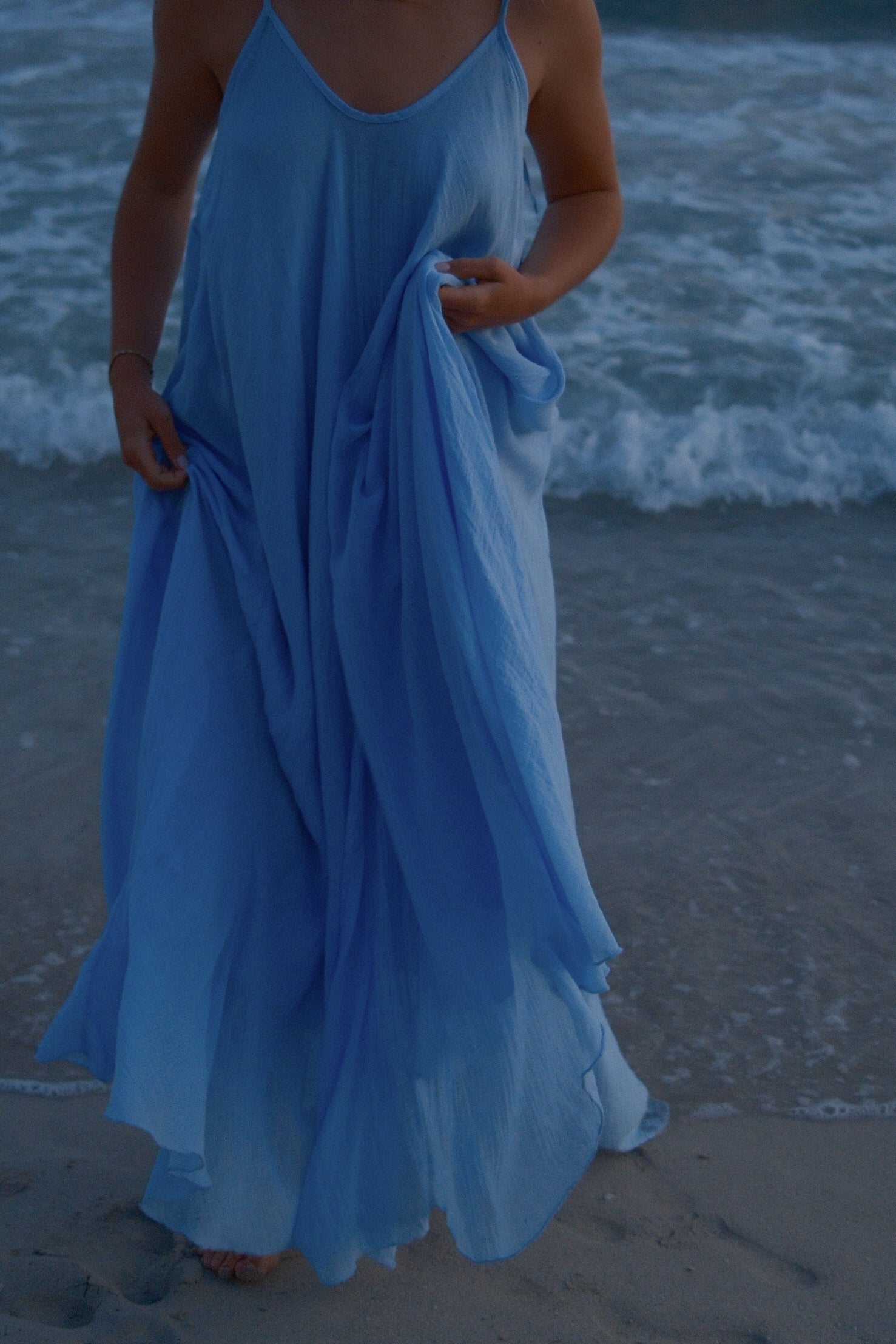 HOLLY MAXI DRESS SKYBLUE