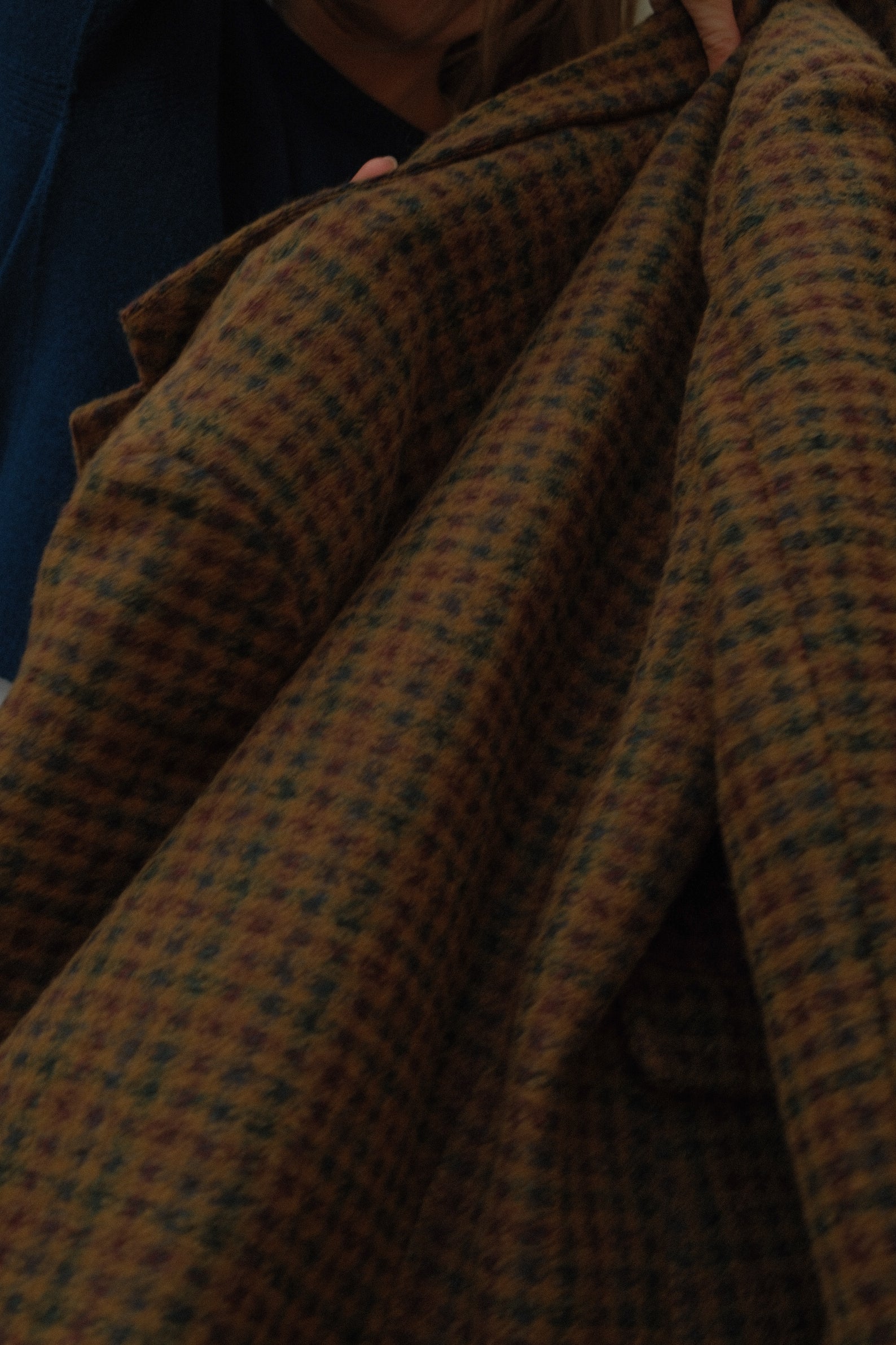 OVERSIZED CHECKED WOOLMIX BLAZER