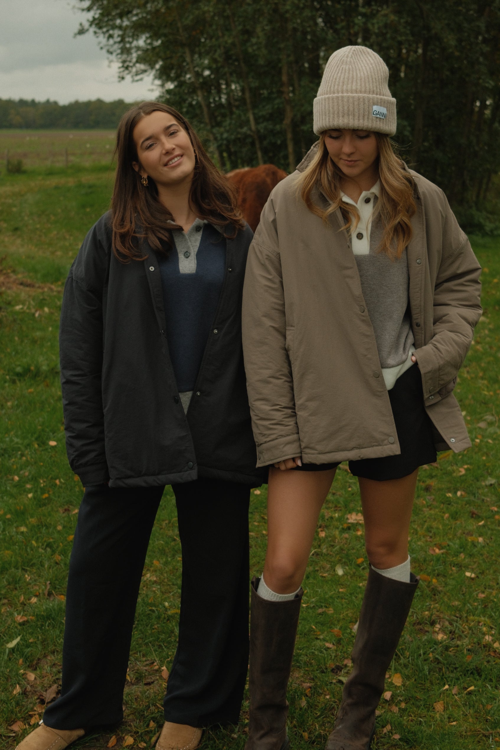 THE HARRIS PUFFER COAT TAUPE