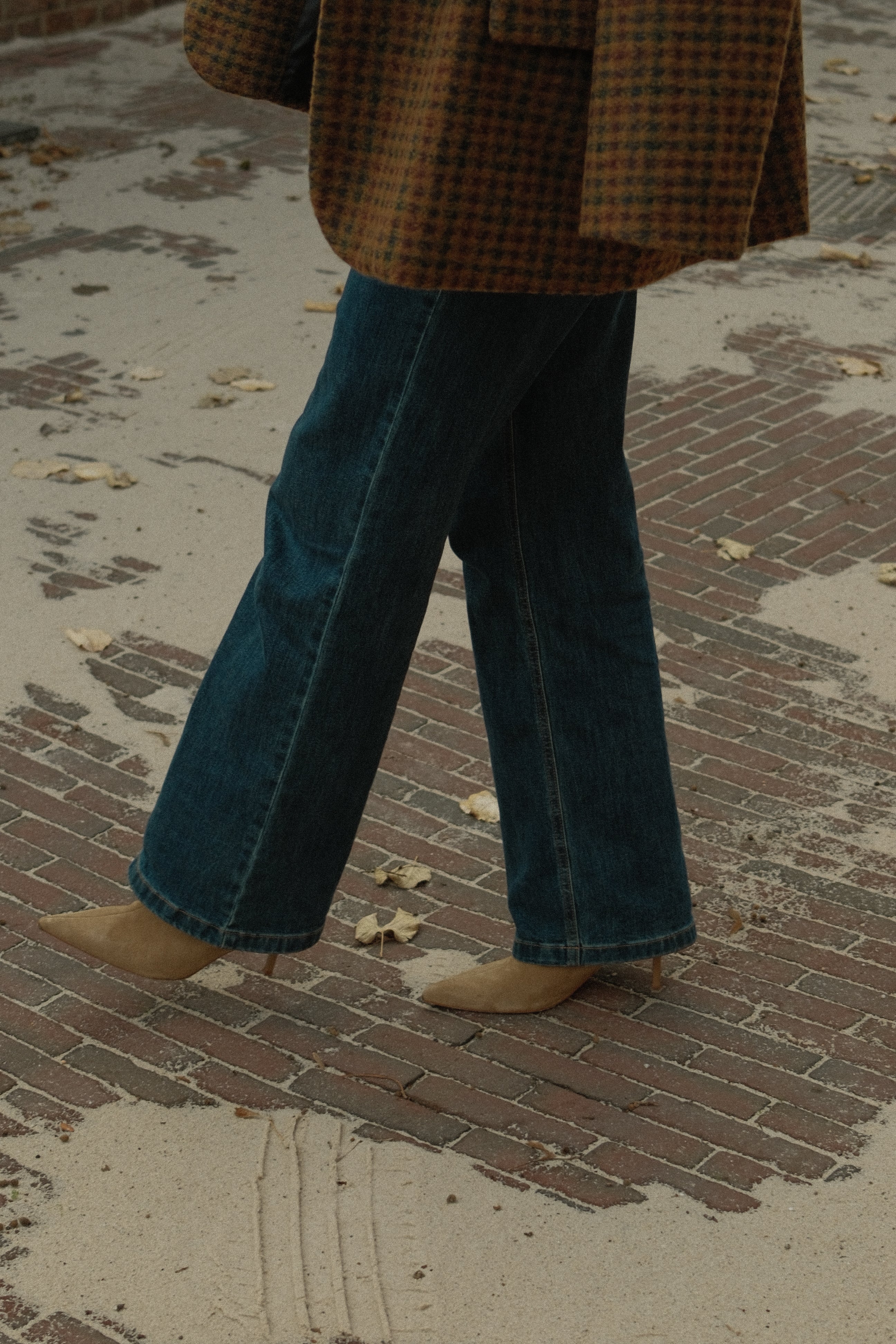 OVERSIZED CHECKED WOOLMIX BLAZER