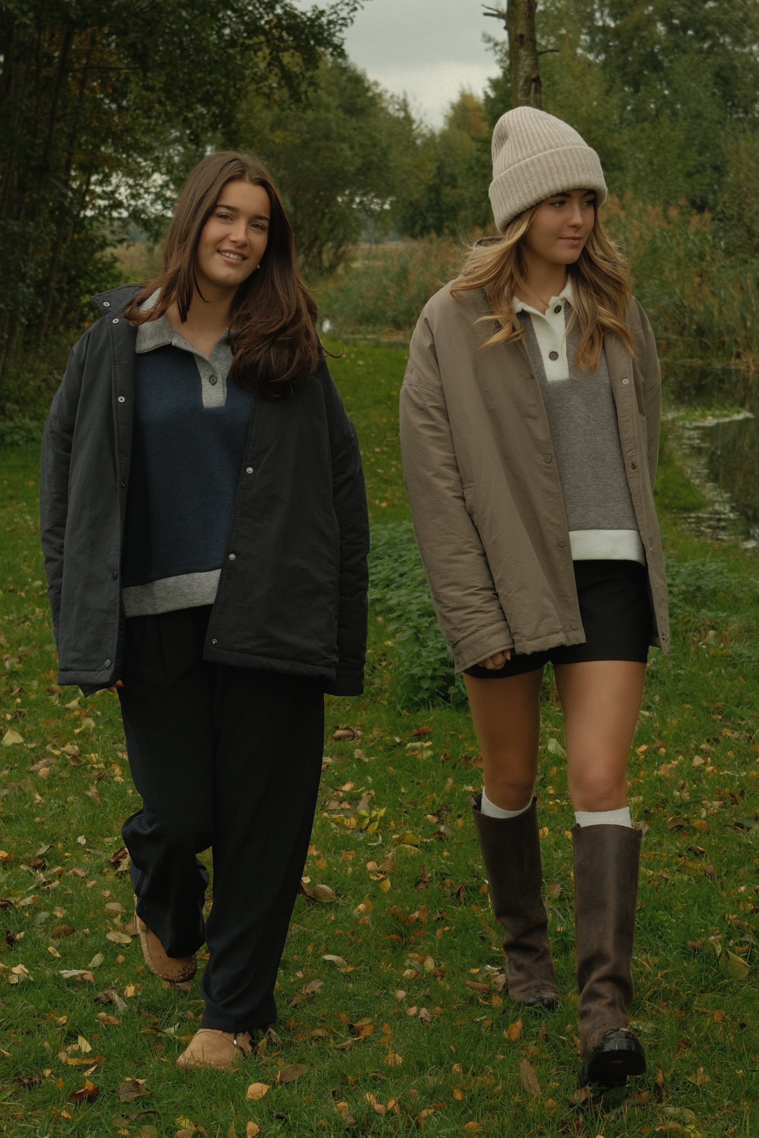 THE HARRIS PUFFER COAT NAVY