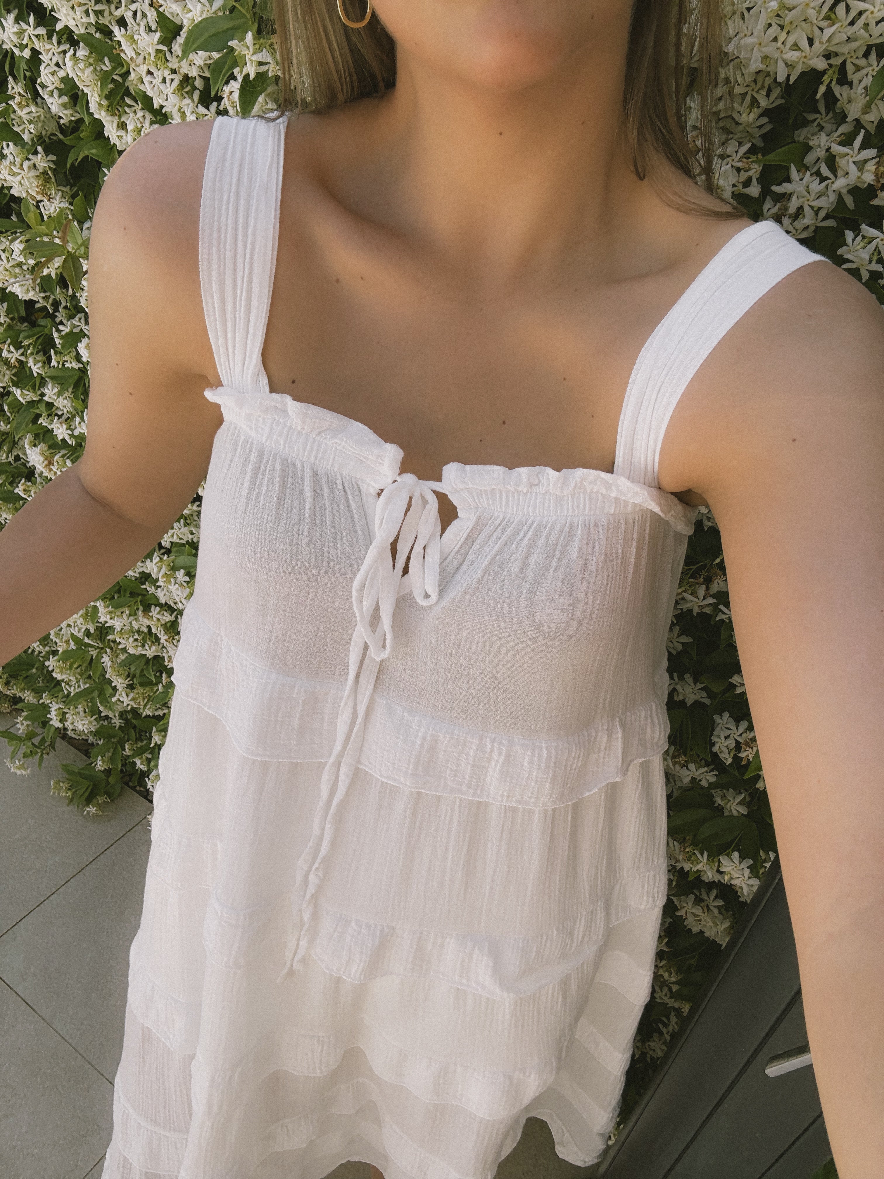 MARIE MAXI DRESS WHITE