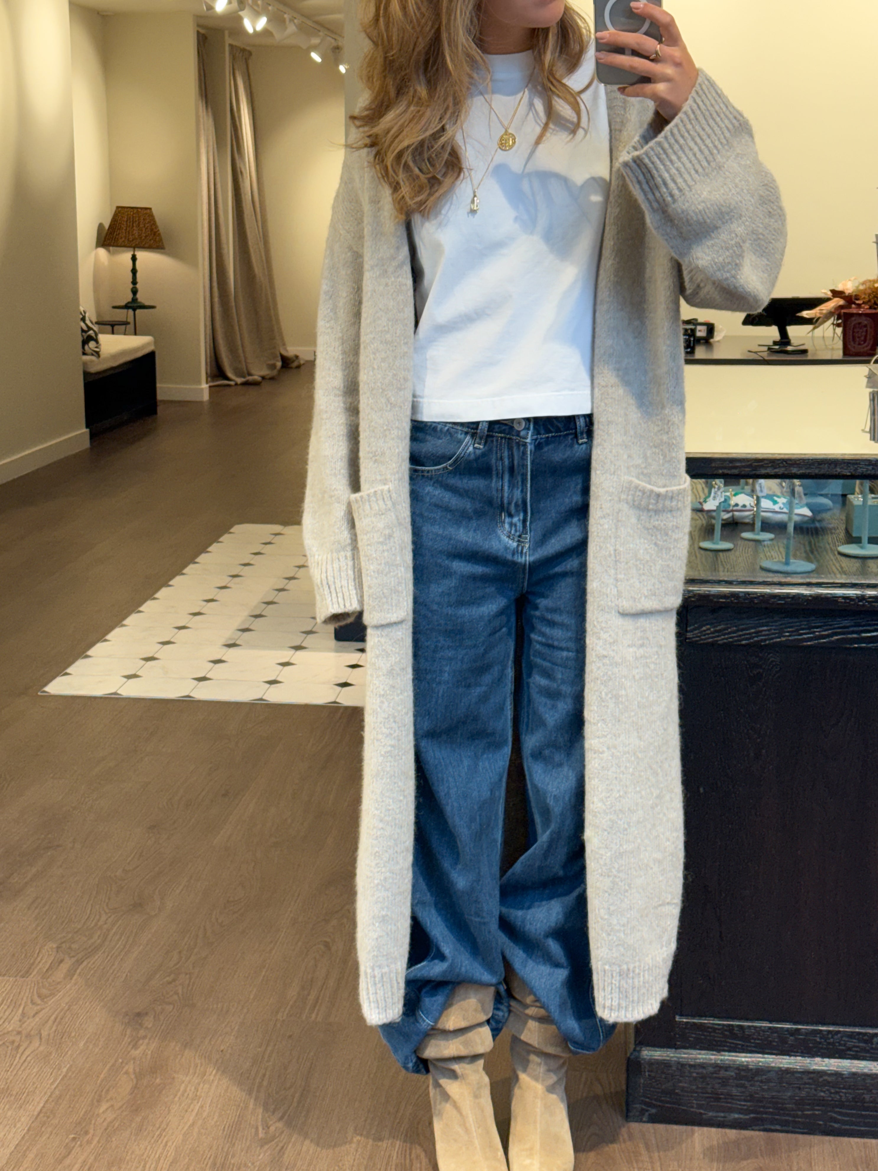 THE ASPEN CARDIGAN BEIGE