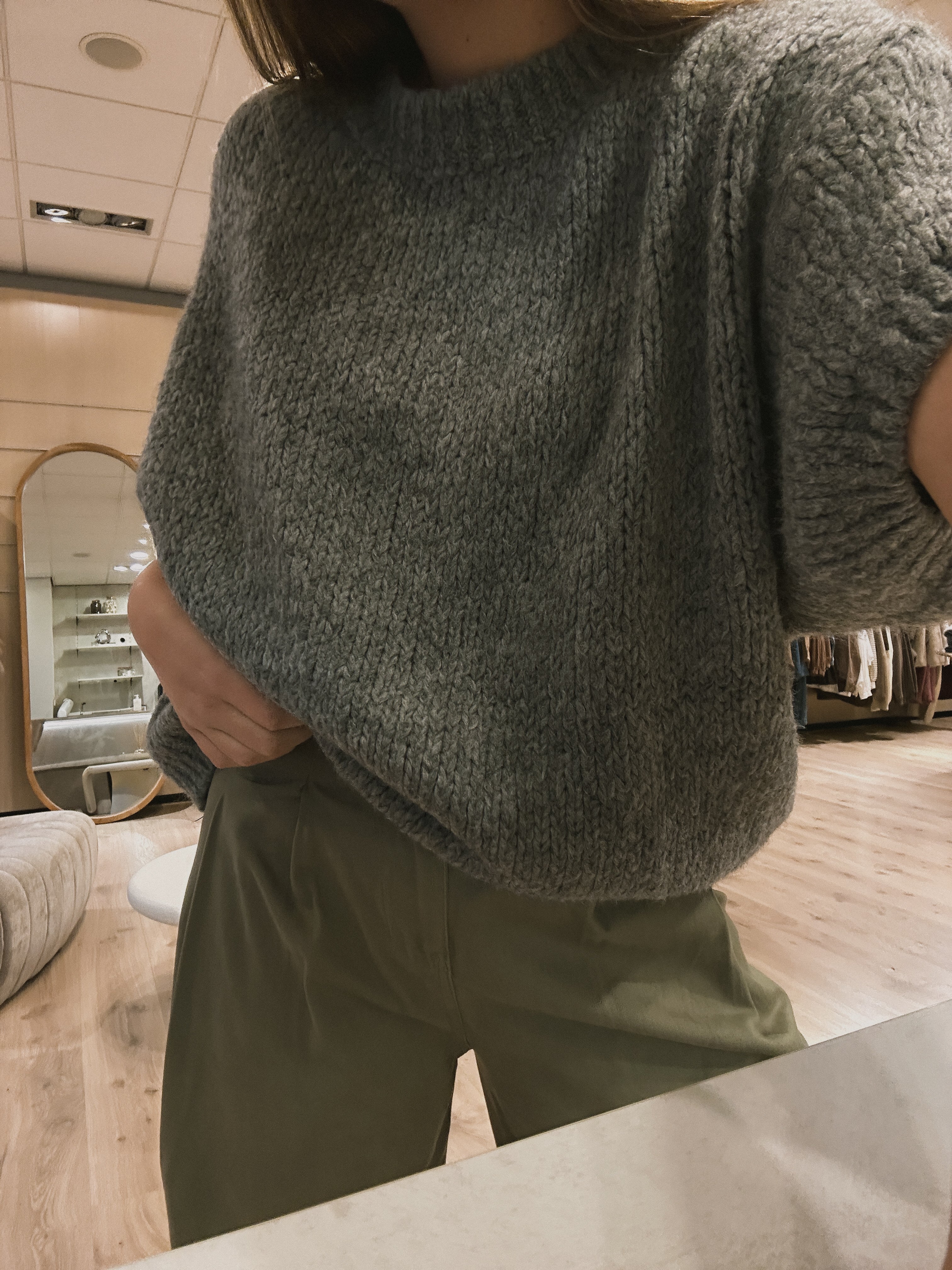 OVERSIZED SAAR KNIT GREY