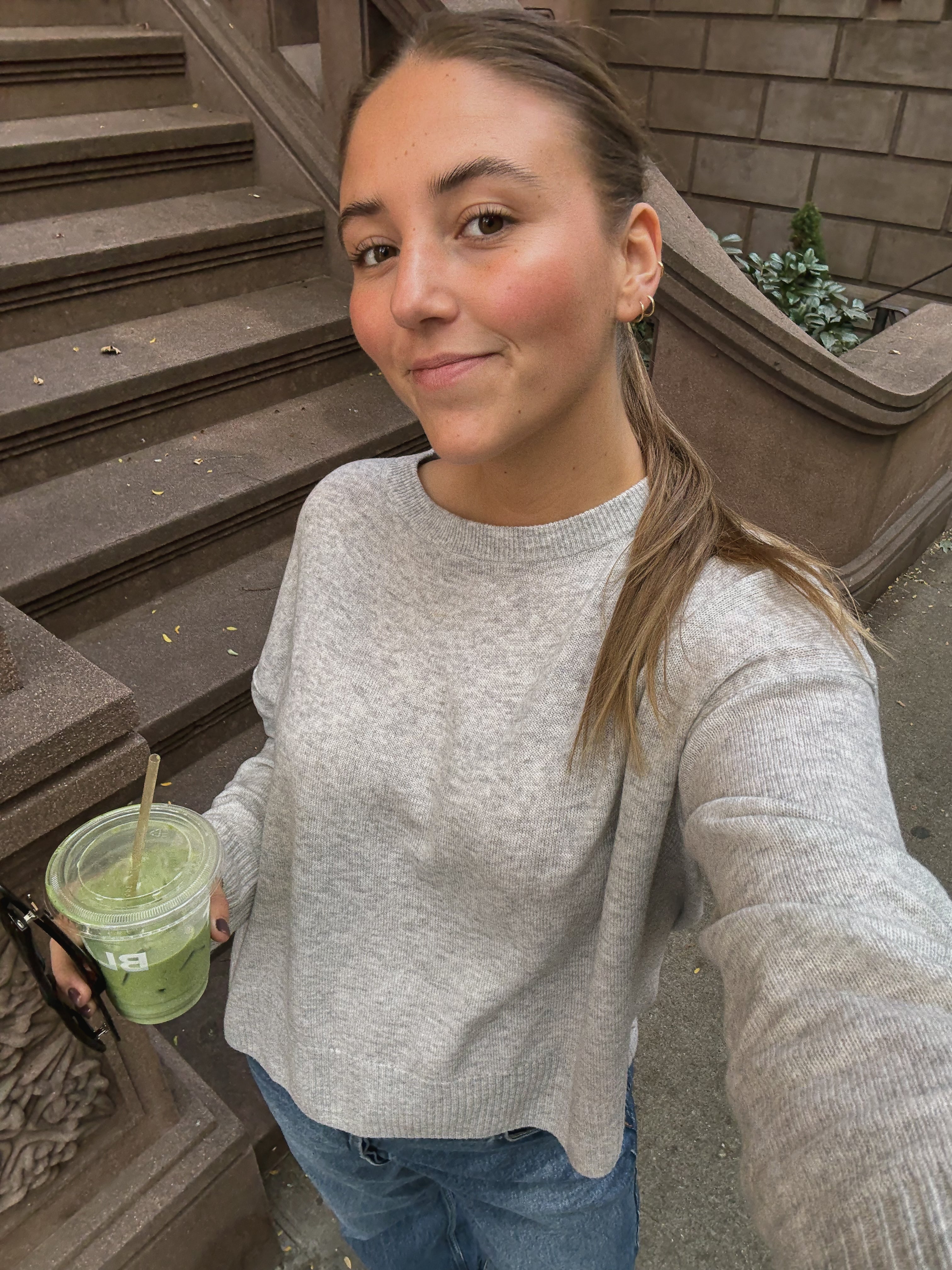 CASHMERE UPPER EAST SIDE KNIT GREY