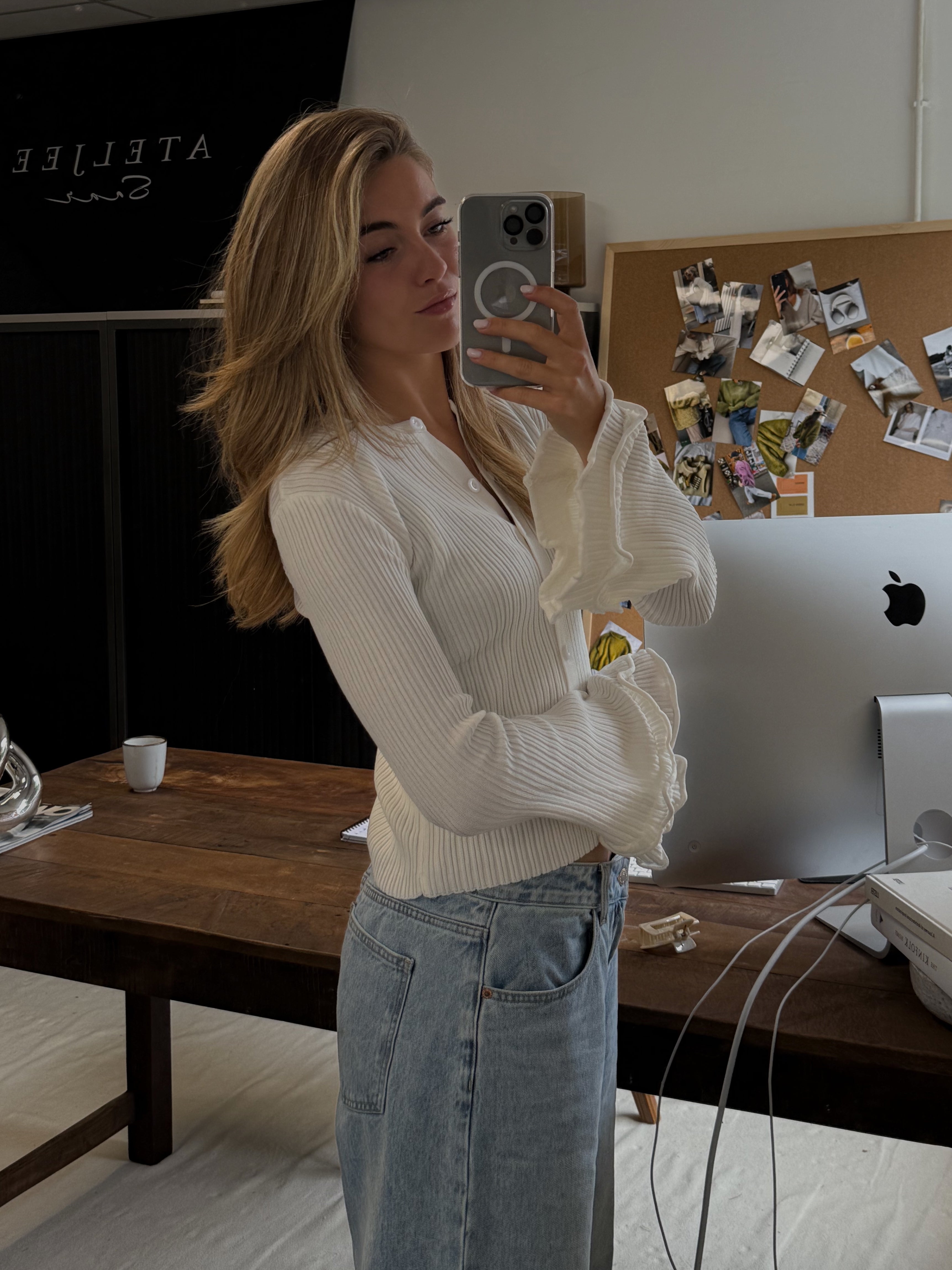 THE CELESTE TOP WHITE